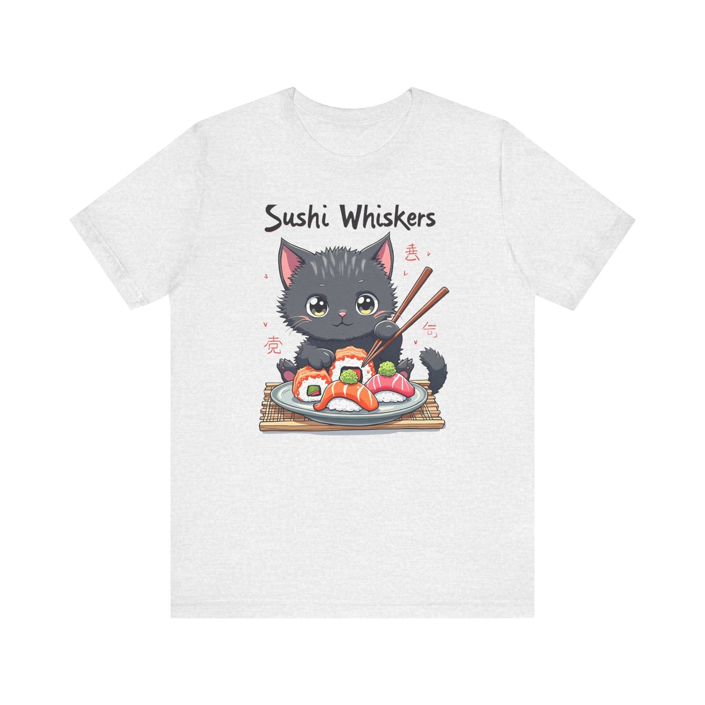 Cute Cat Eating Sushi T-Shirt