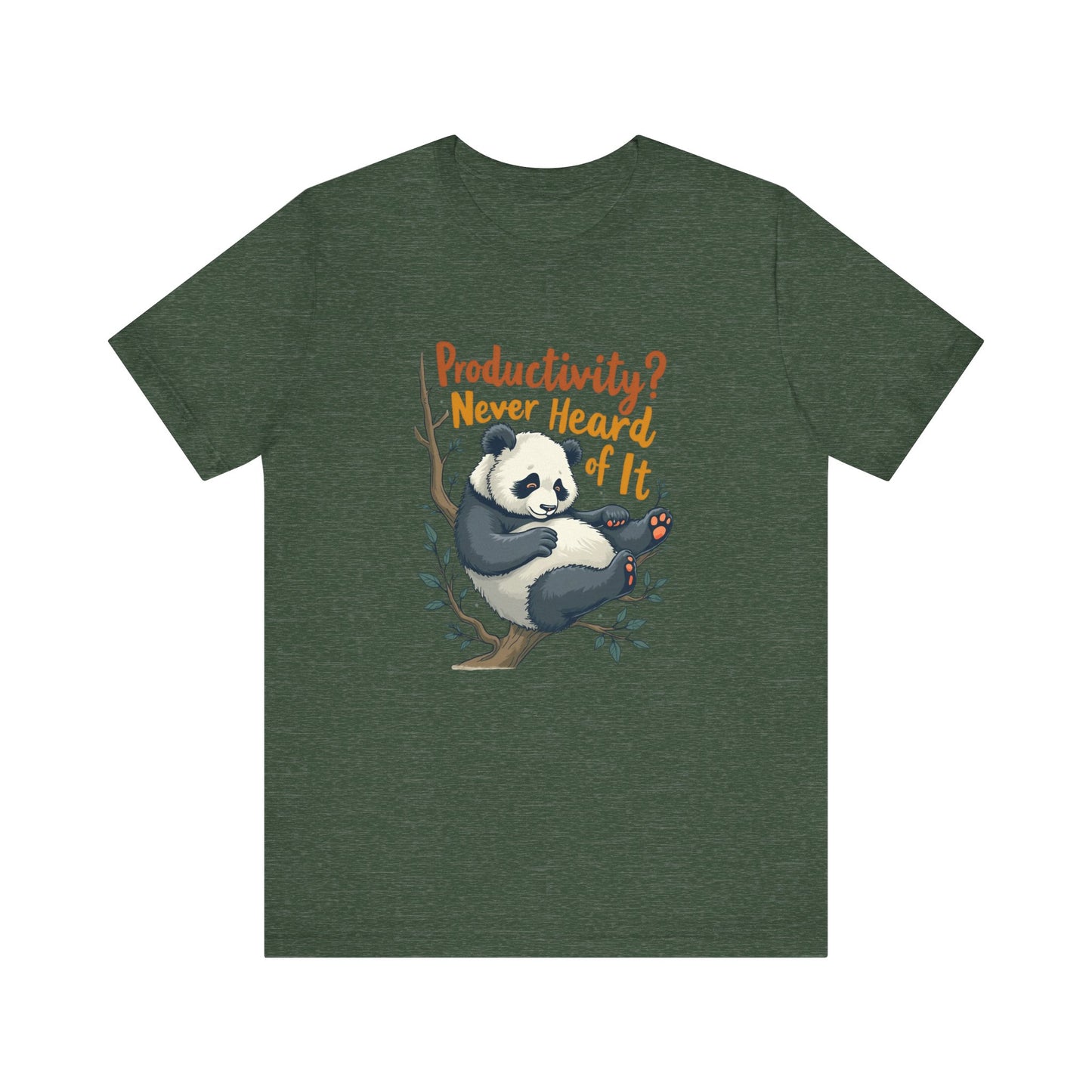 Lazy Panda T-Shirt Unisex