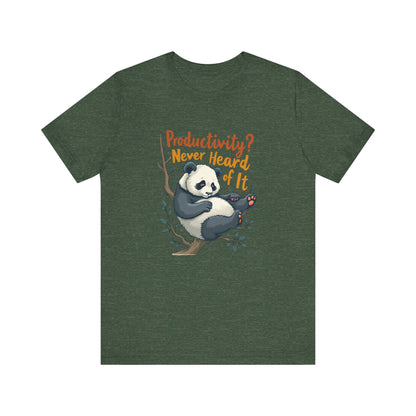 Lazy Panda T-Shirt Unisex