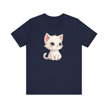 Cute White Kitten T-Shirt