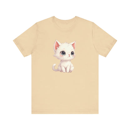 Cute White Kitten T-Shirt