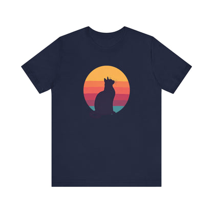 Cute Cat Silhouette T-Shirt Unisex