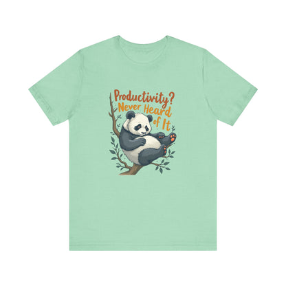 Lazy Panda T-Shirt Unisex