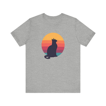 Cute Cat Silhouette T-Shirt Unisex