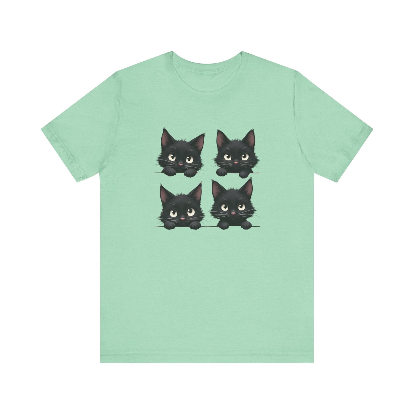 Cute Black Cats T-Shirt Unisex