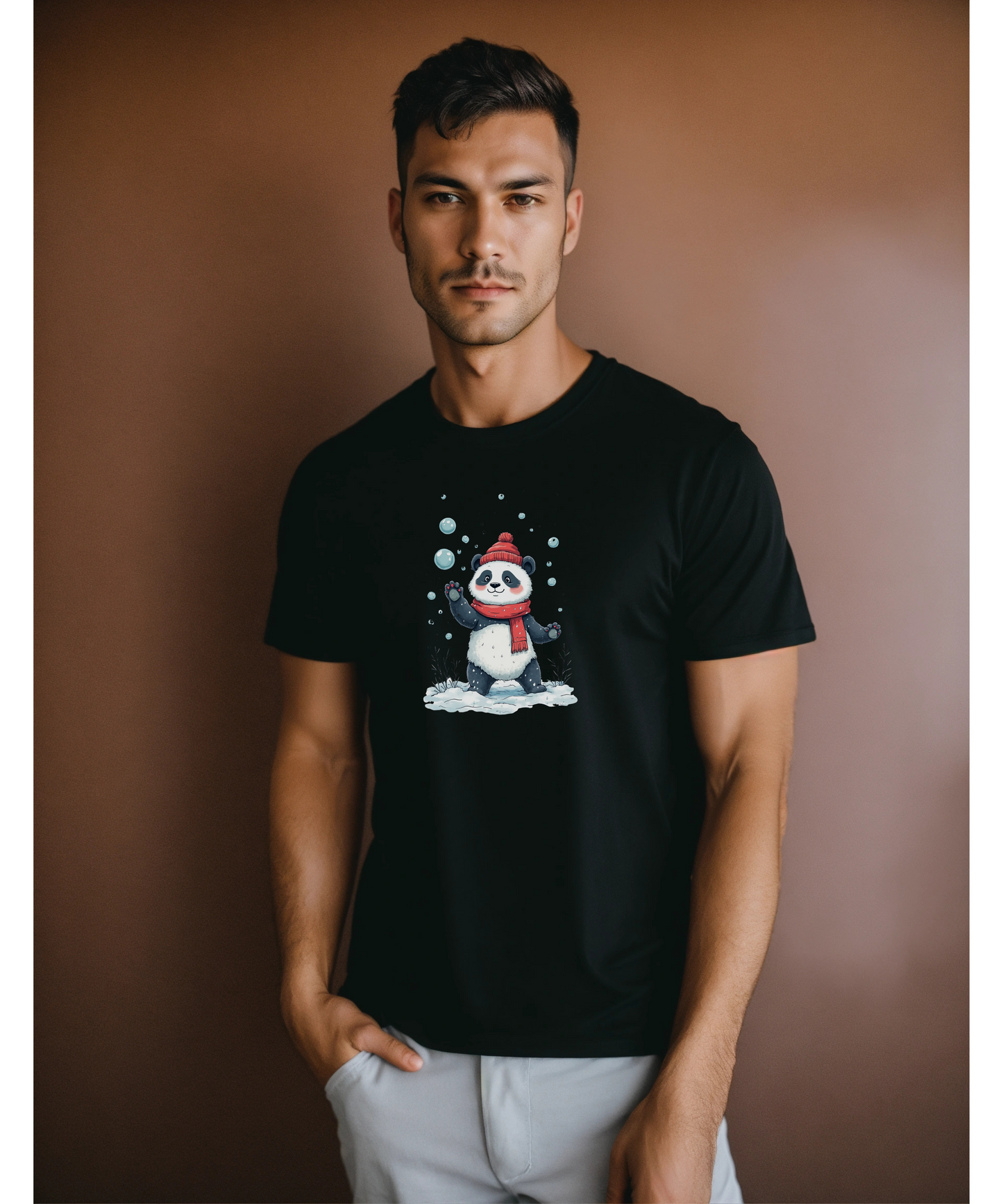 Snow Panda Unisex Tee