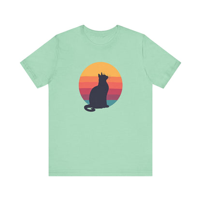 Cute Cat Silhouette T-Shirt Unisex