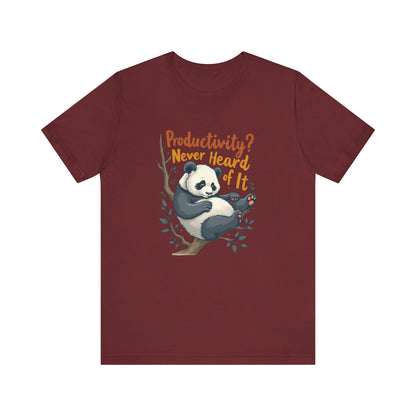 Lazy Panda T-Shirt Unisex