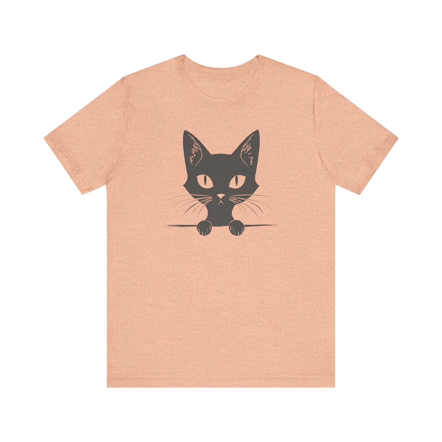 Cute Cat Peeking T-Shirt Unisex