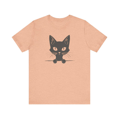 Cute Cat Peeking T-Shirt Unisex