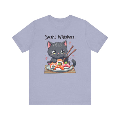 Cute Cat Eating Sushi T-Shirt