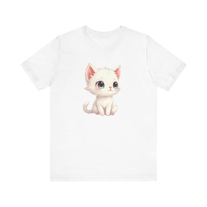 Cute White Kitten T-Shirt
