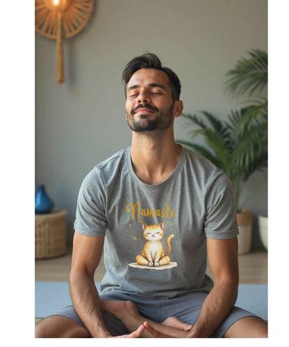 Cute Namaste Cat T-Shirt