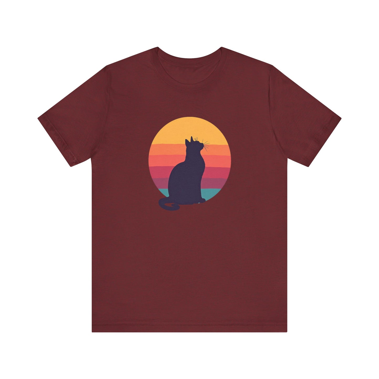 Cute Cat Silhouette T-Shirt Unisex