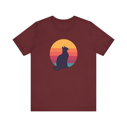 Cute Cat Silhouette T-Shirt Unisex