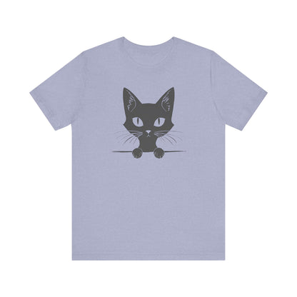 Cute Cat Peeking T-Shirt Unisex