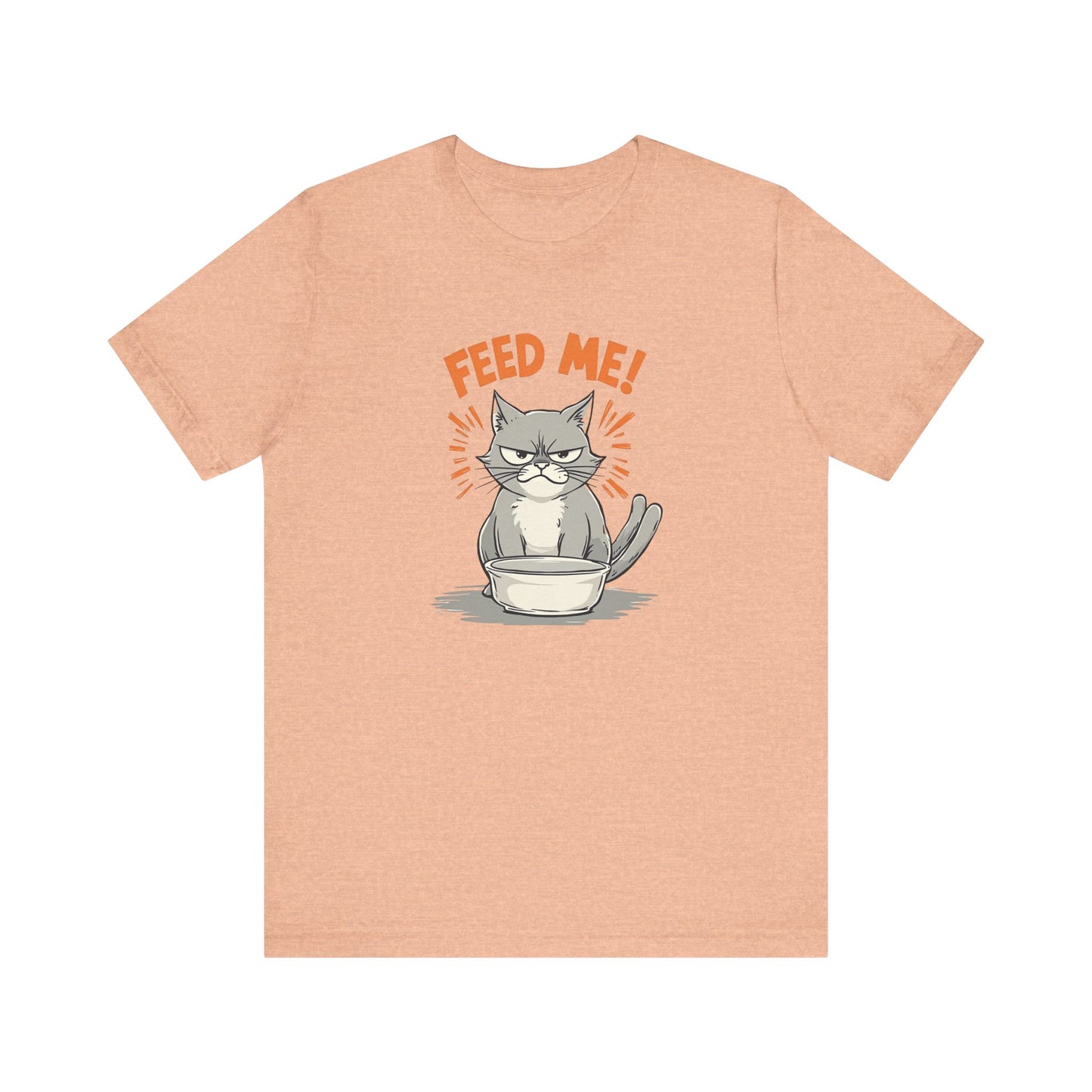Funny Cat FEED ME T-Shirt