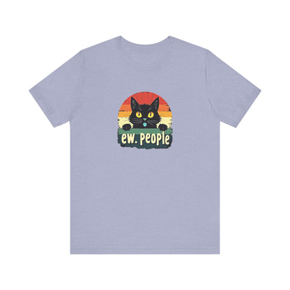 Funny Cat Ew People T-Shirt