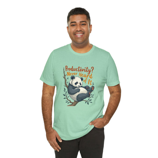 Lazy Panda T-Shirt Unisex