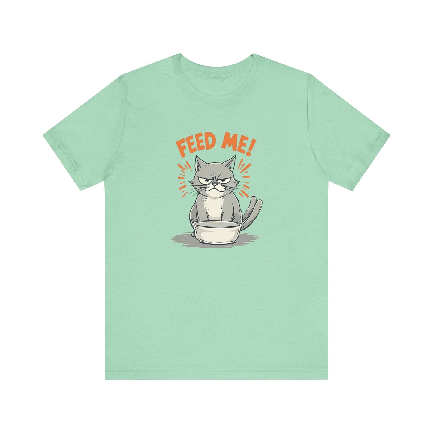Funny Cat FEED ME T-Shirt