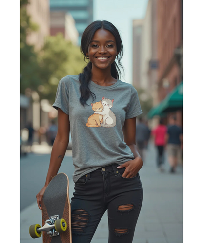 Cute Cuddling Cats T-Shirt