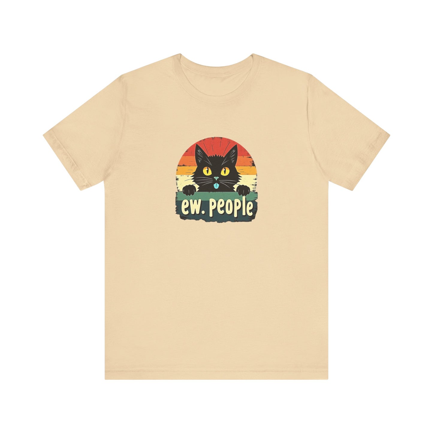 Funny Cat Ew People T-Shirt