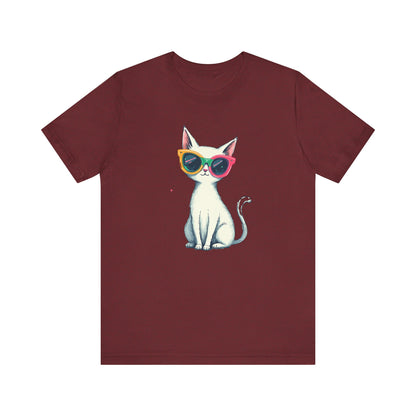 Cute Cat with Sunglasses T-Shirt