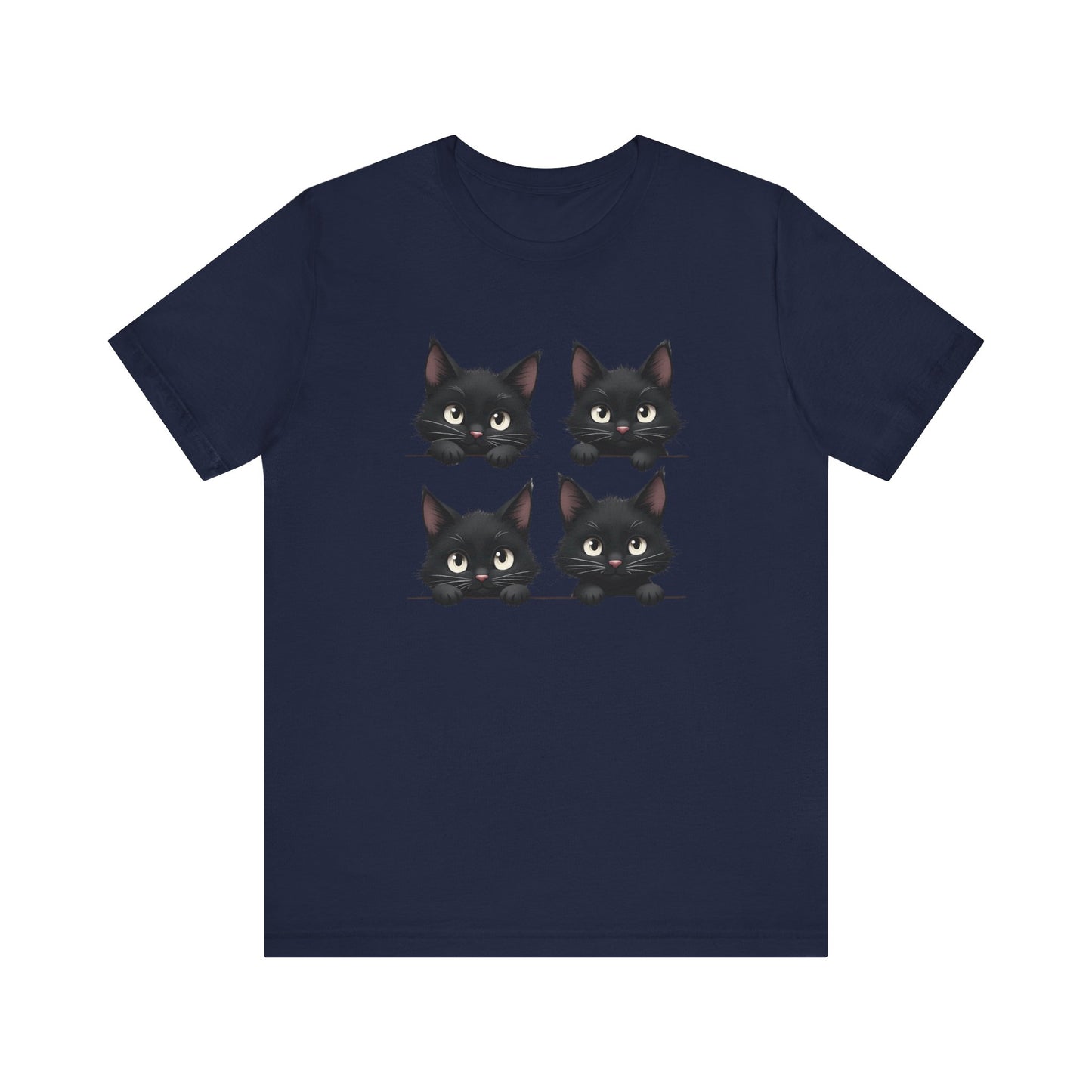 Cute Black Cats T-Shirt Unisex