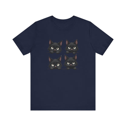 Cute Black Cats T-Shirt Unisex
