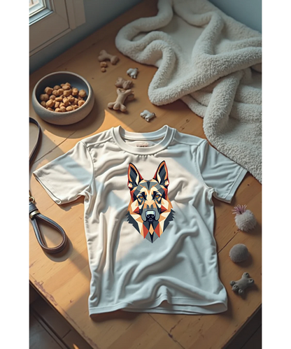 Geometric Dog T-Shirt Unisex