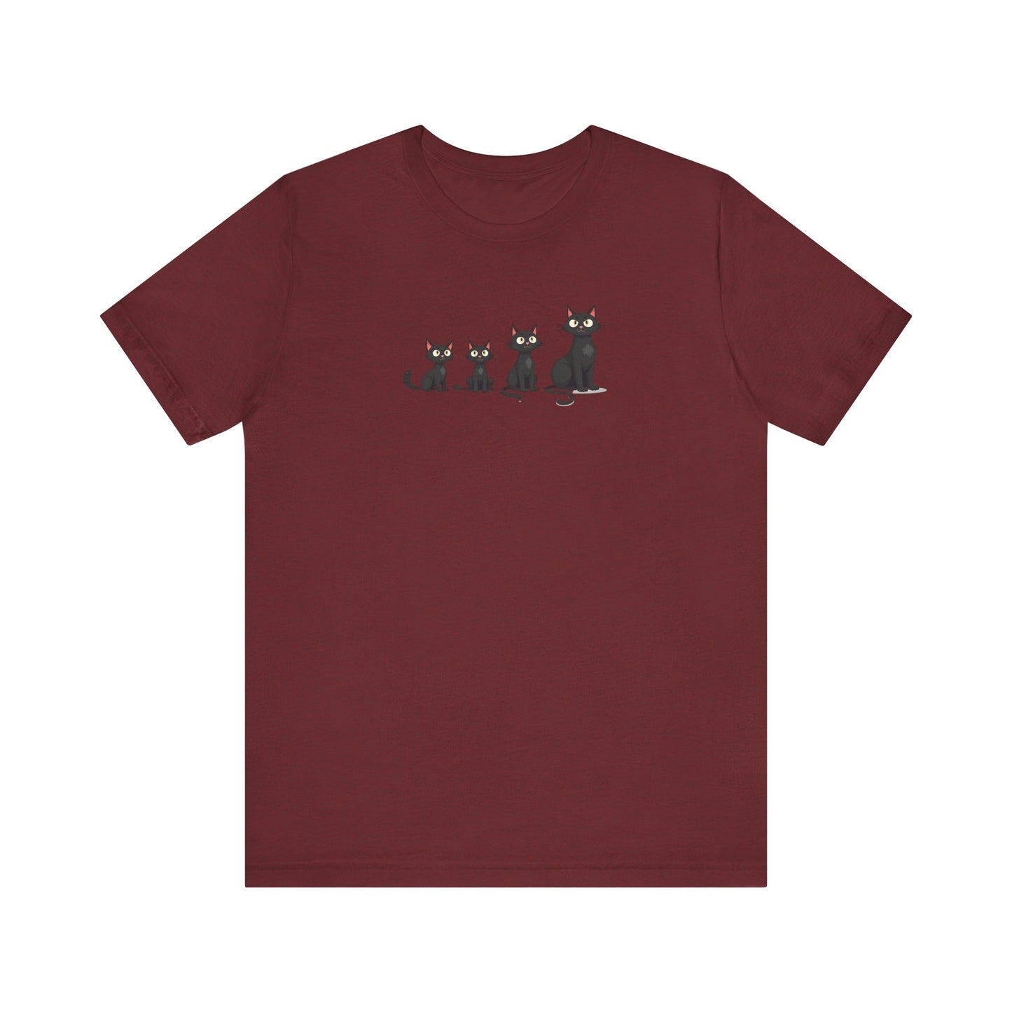 Cute Black Cat Family T-Shirt