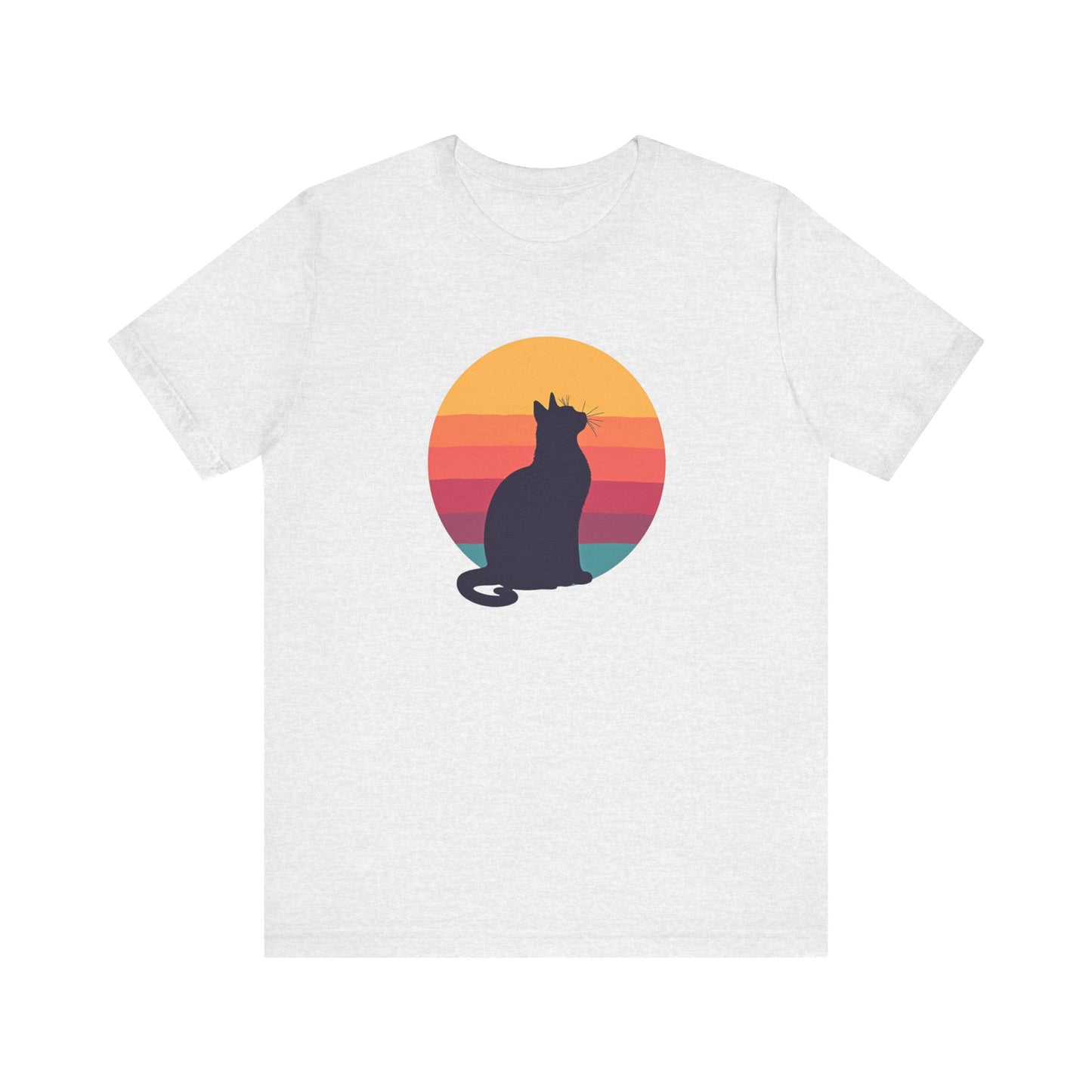 Cute Cat Silhouette T-Shirt Unisex