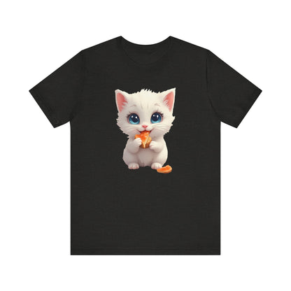 Cute Kitten Eating T-Shirt Unisex