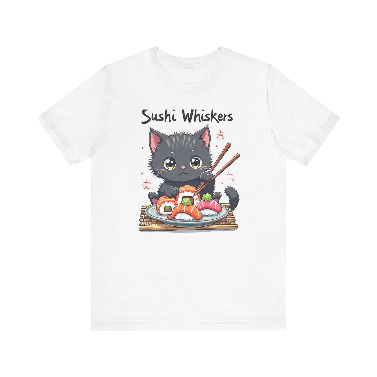 Cute Cat Eating Sushi T-Shirt