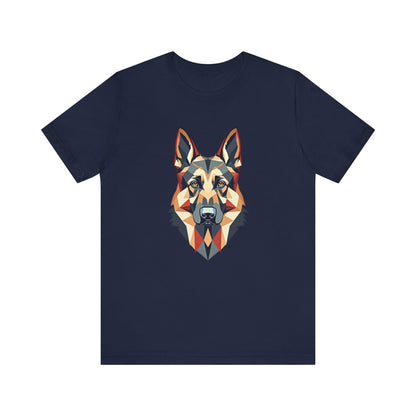 Geometric Dog T-Shirt Unisex