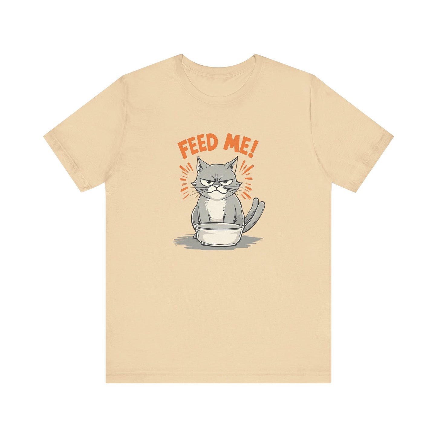 Funny Cat FEED ME T-Shirt