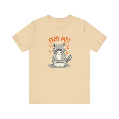 Funny Cat FEED ME T-Shirt