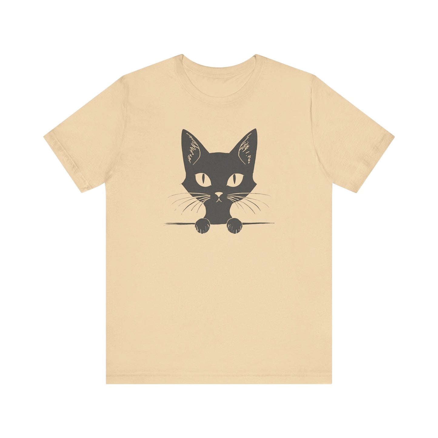 Cute Cat Peeking T-Shirt Unisex