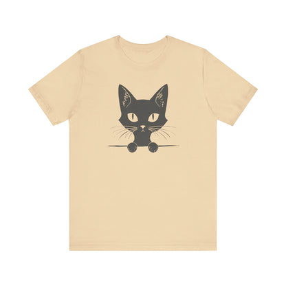 Cute Cat Peeking T-Shirt Unisex