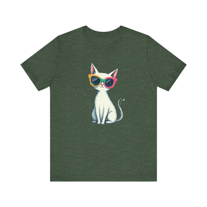 Cute Cat with Sunglasses T-Shirt