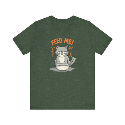 Funny Cat FEED ME T-Shirt