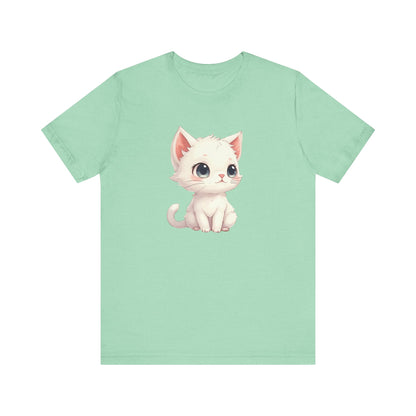 Cute White Kitten T-Shirt