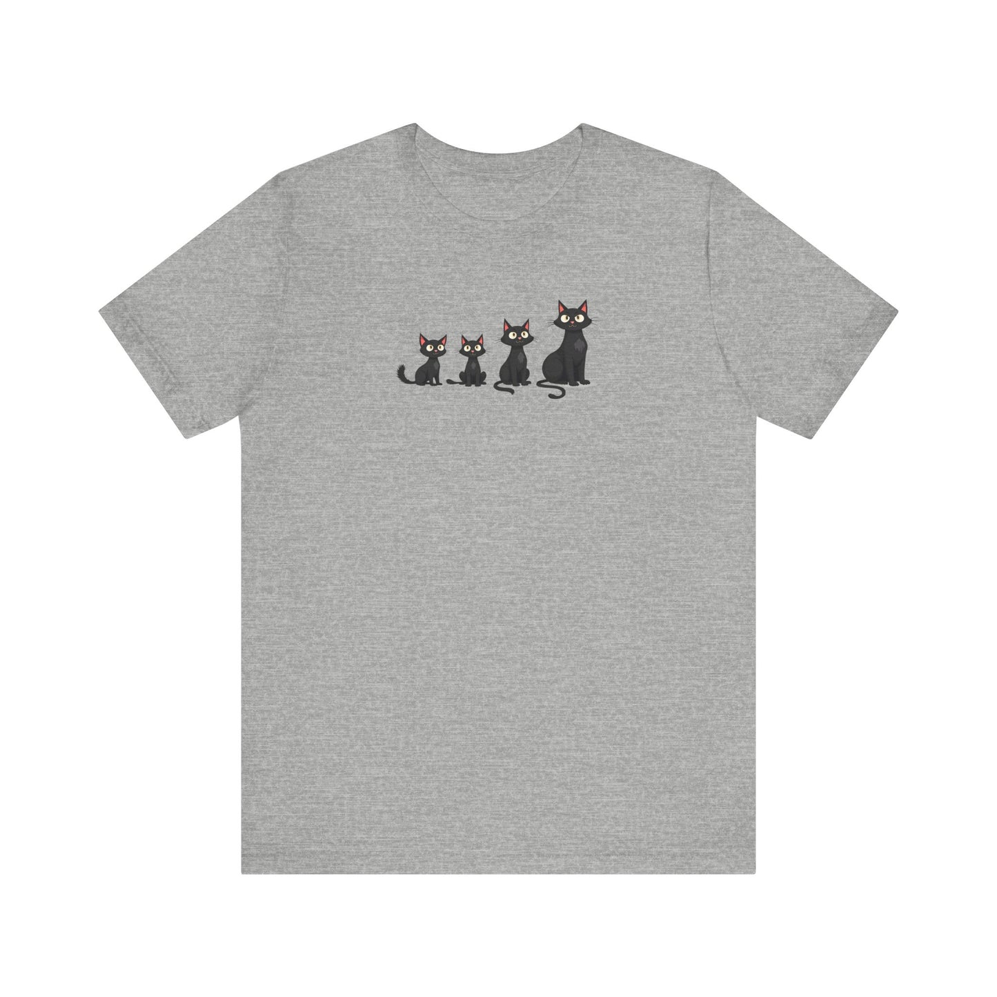 Cute Black Cat Family T-Shirt