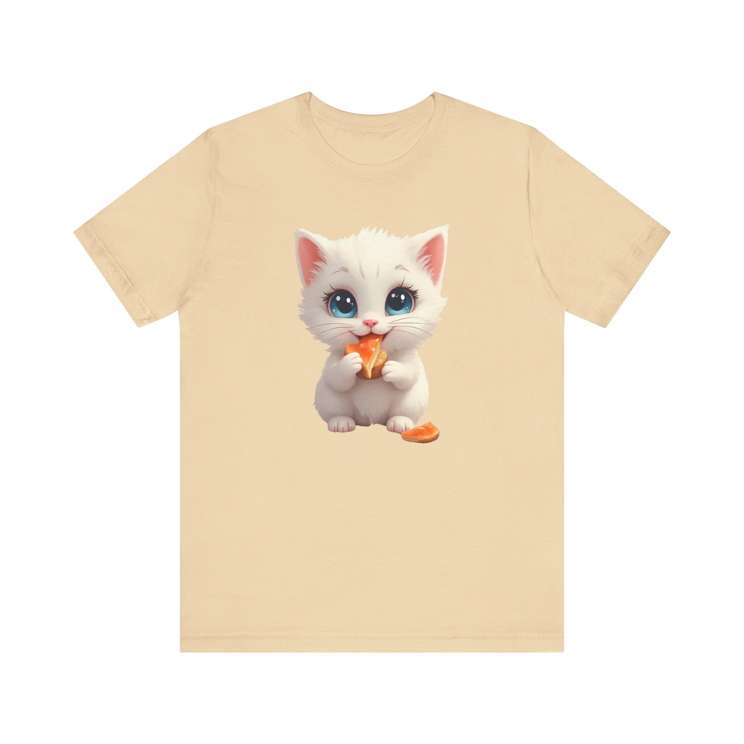 Cute Kitten Eating T-Shirt Unisex