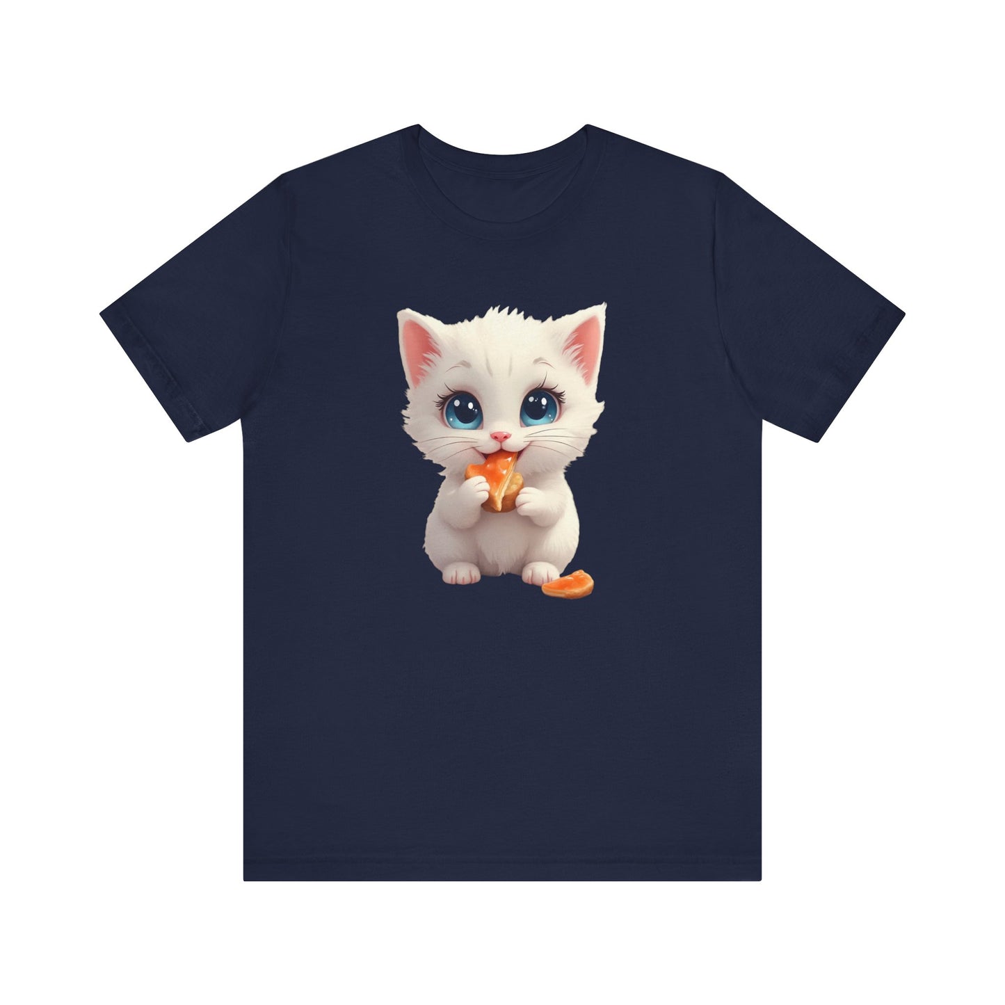 Cute Kitten Eating T-Shirt Unisex