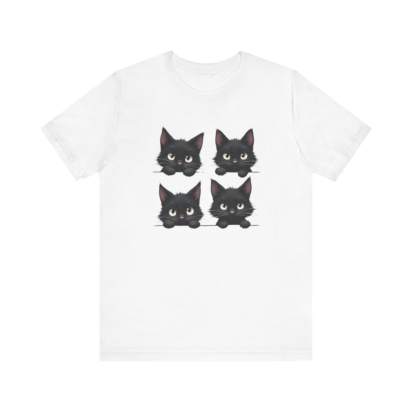 Cute Black Cats T-Shirt Unisex