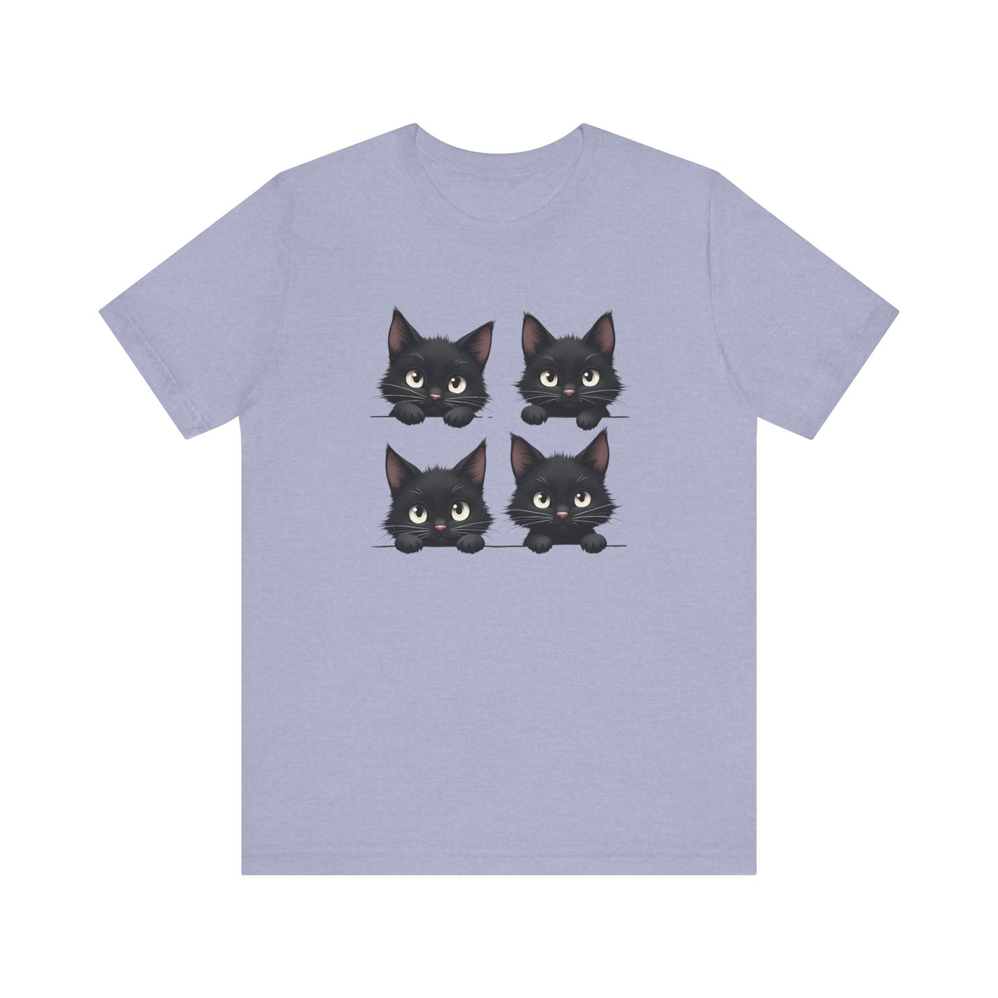 Cute Black Cats T-Shirt Unisex