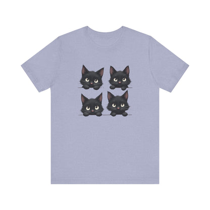 Cute Black Cats T-Shirt Unisex