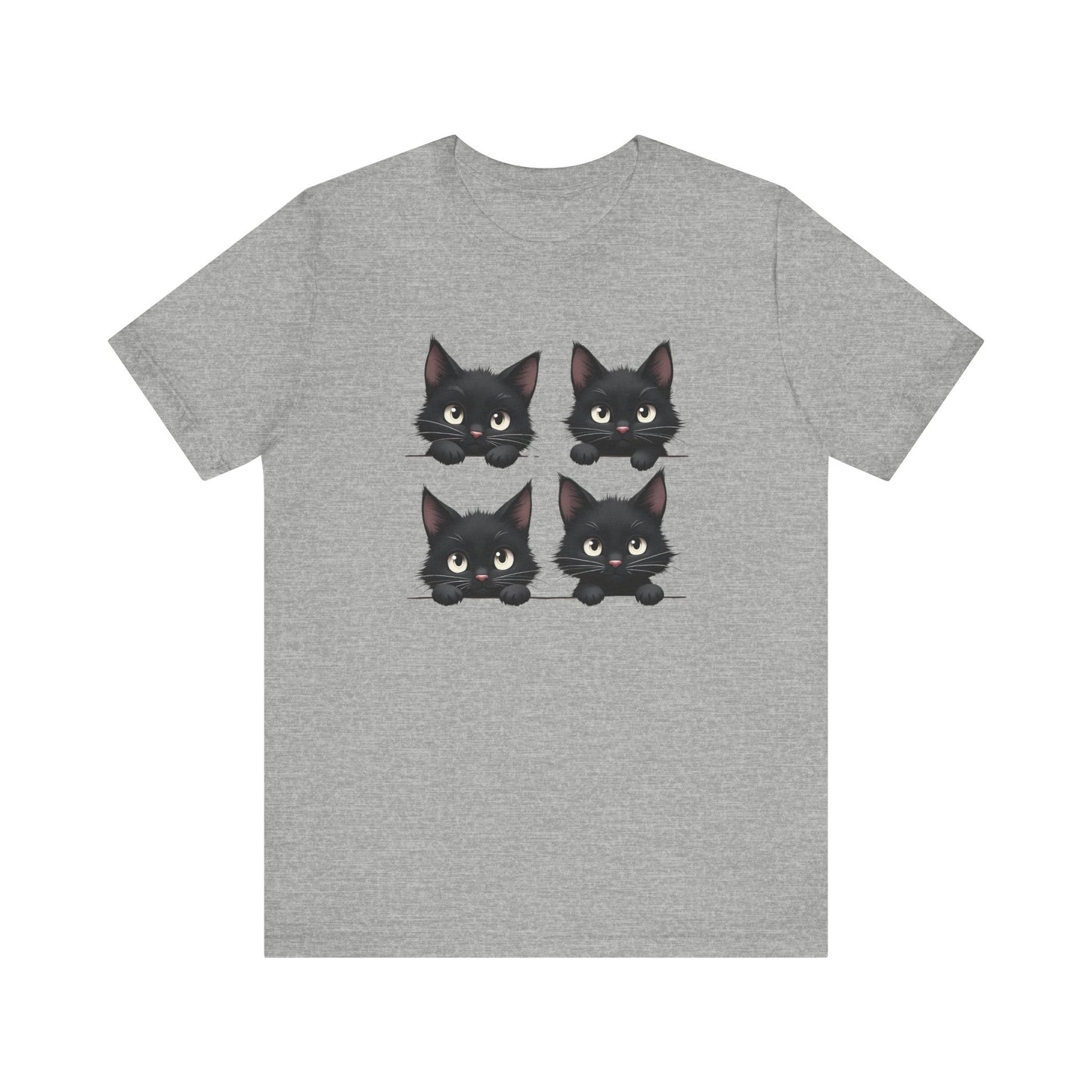 Cute Black Cats T-Shirt Unisex