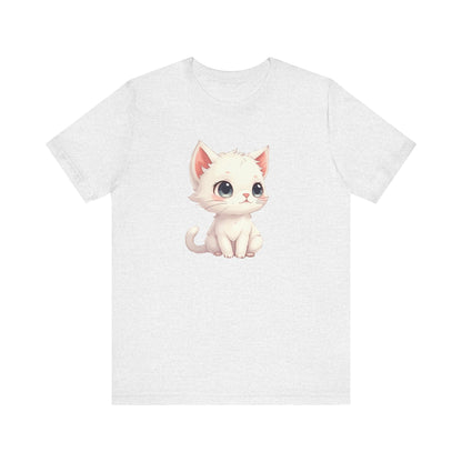 Cute White Kitten T-Shirt